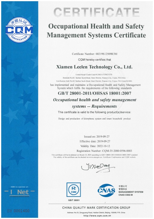  OHSAS 18001 sertifika